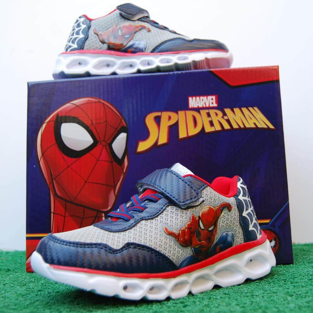 Zapatillas Niño Spiderman Textil Led