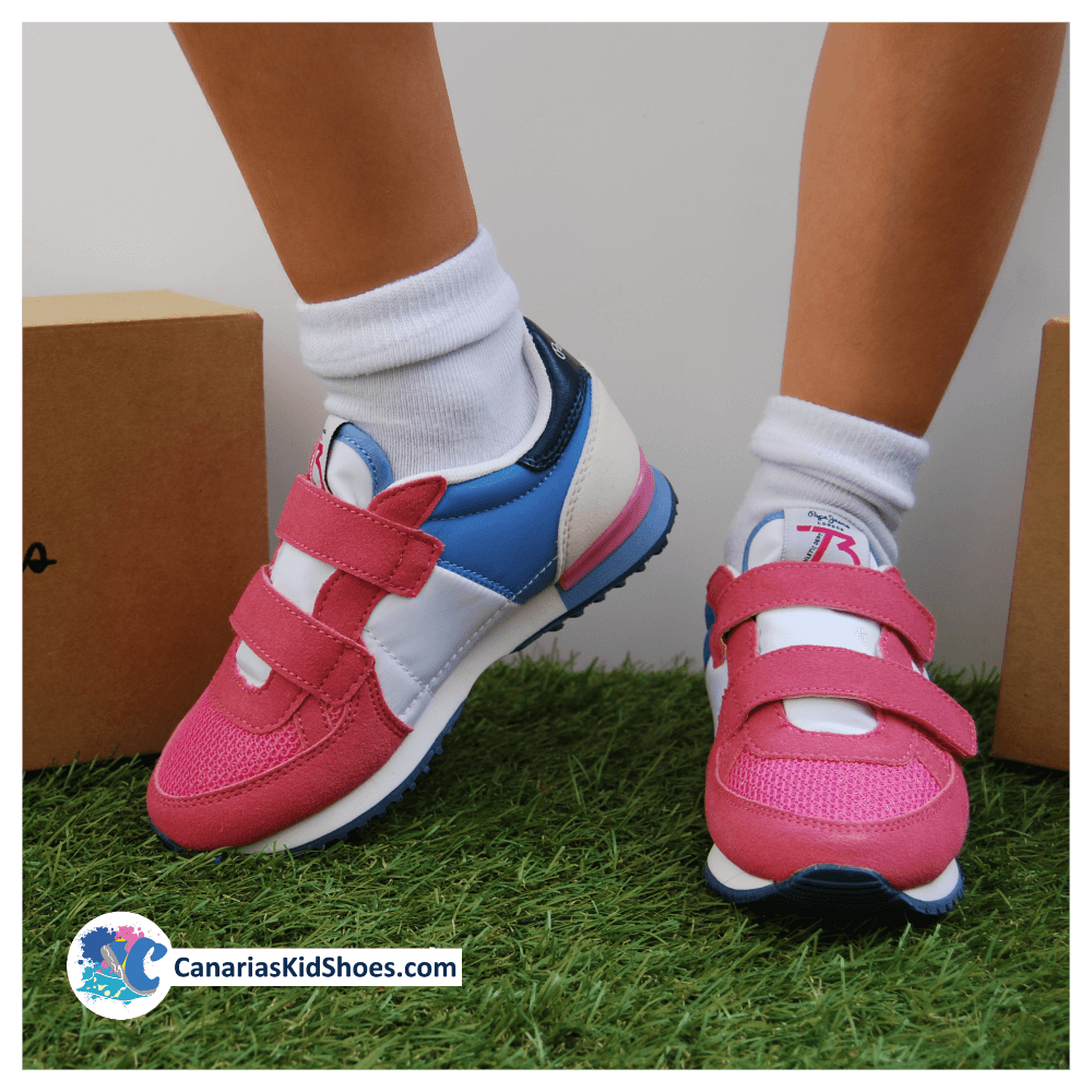 Tenis Pepe Jeans Baratos - Sydney Basic Girl Kids Ss21 Mix Texture Niña  Fucsia